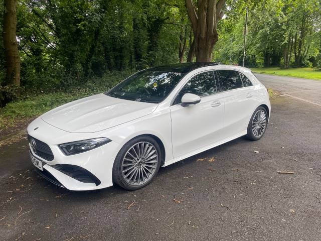 Mercedes-Benz A Class 1.3 A180 AMG Line Premium Plus 5dr Auto Hatchback Petrol White