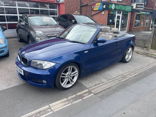 BMW 1 Series 2.0 118i M Sport 2dr Convertible Petrol Blue